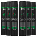 6 x Lynx  Aerosol Bodyspray Africa 250 Ml
