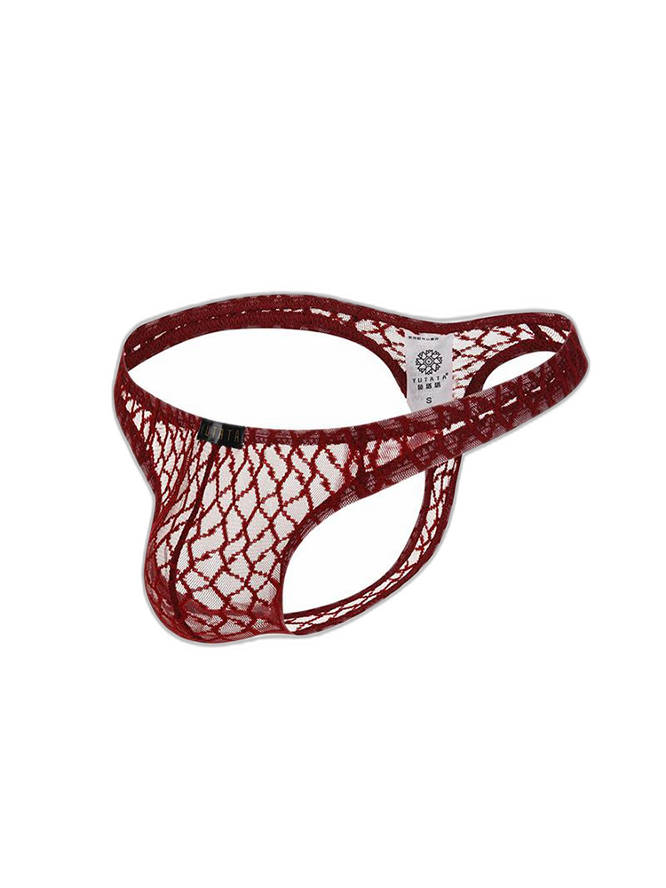 Men's Breathable Mesh Thongs