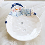 Christmas Ceramic Ornaments and Snowman Tableware