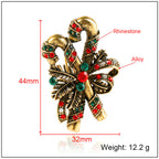 Christmas suit pin brooch