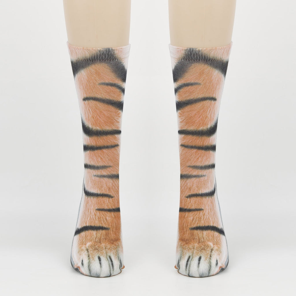 3D Animal Foot Print Socks Printed Socks