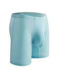 2 Pack Men's Mesh Transparent Sports Fitness Loose Boxer Briefs