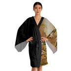 Half Black Half Gāolàng - Womens Kimono Robe
