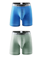 2 Pack Men’s Mesh Separate Pouch Boxers Briefs