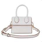 New PU Student Fashion Personality Korean Style Simple Retro Messenger Handbag
