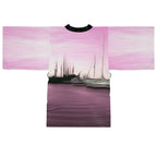 The Sleeping Yachts (at Evening) - Womens Kimono Robe