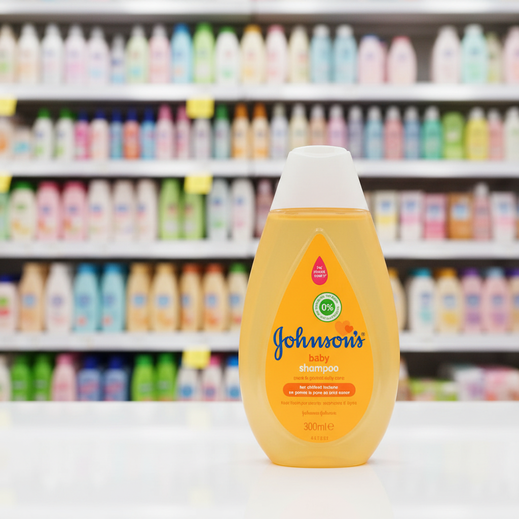 6 x Johnson's Baby Shampoo Ohne Farbstoffe Sulfate & Seife 300 ml