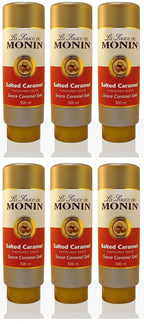 6 x Monin Sauce Salted Caramel 500Ml