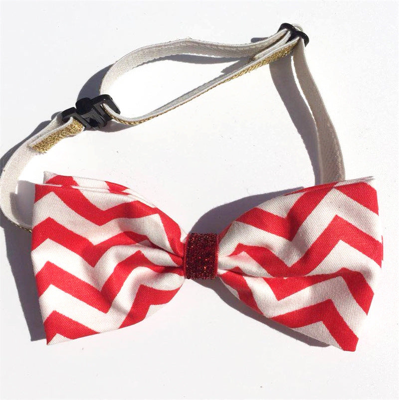 New Pet Christmas Ornament Hat Bow Tie