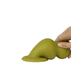 Puke - Small Anal Plug - Silicone Butt Plug - Ribbed Butt Plug