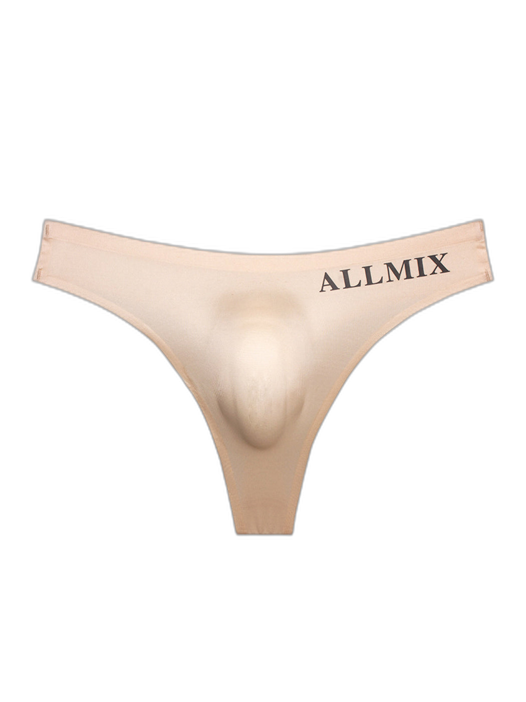 4 Pack ALLMIX Men's Sexy Seamless T-back Thongs