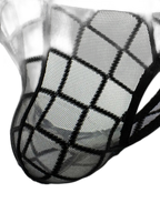 3 Pack Men's Low-Rise Lace Sexy Mesh Briefs And Thongs