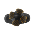 ELECTRASTIM Tartarus, Silicone Noir Quadripolar Butt Plug