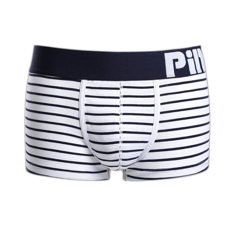Pink Hero Simple Striped Boxers