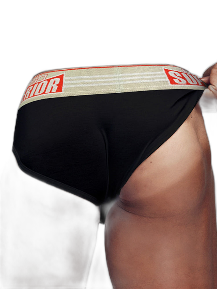 Men’s Elasticated Waistband Low-rise Pouch Briefs