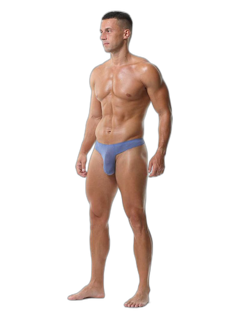 3 Pack Men's Solid Color Seamless Comfort Quick-Dry Breathable Thongs