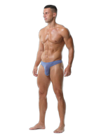 3 Pack Men's Solid Color Seamless Comfort Quick-Dry Breathable Thongs