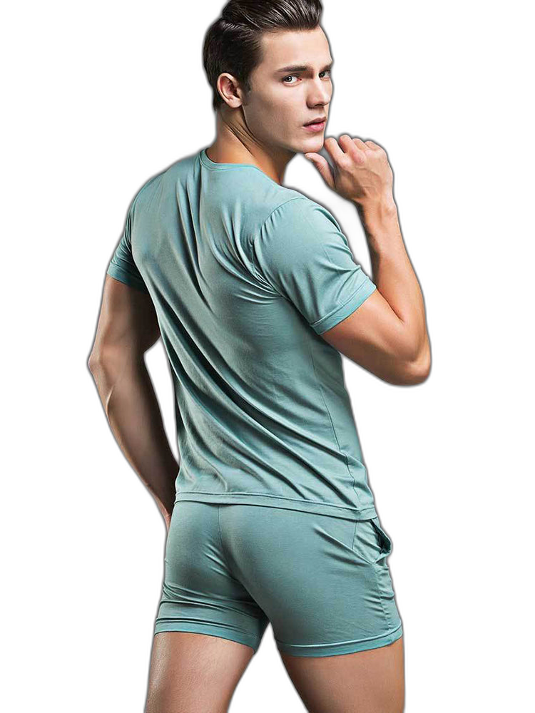 Solid Color Modal Home Boxers for Men
