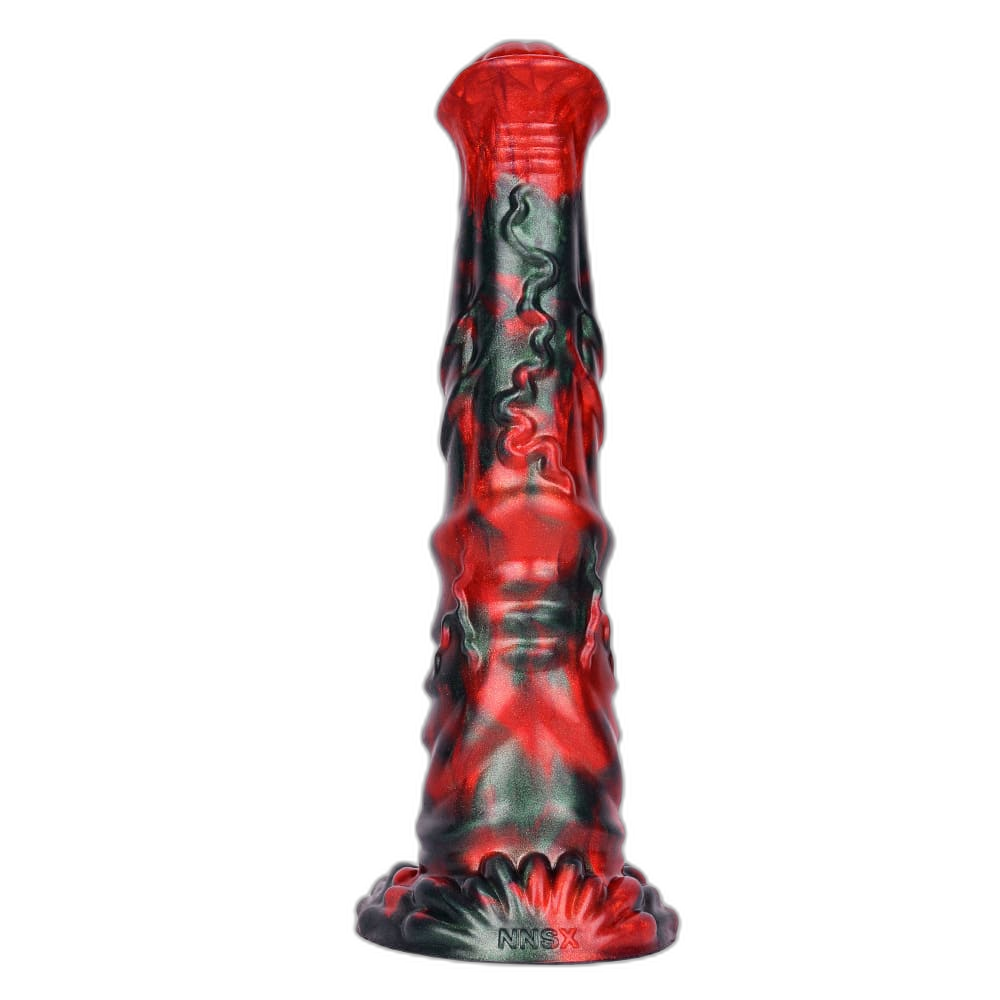 RedRavager – 9 Inch Fantasy Dildo – Horse Dildo with Tentacle Branch
