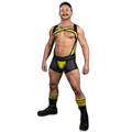 Mr.S Leather X-Factor Bold Color Body Harness | Yellow