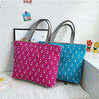 Simple Boat Anchor Portable Large Capacity Printed Handbag