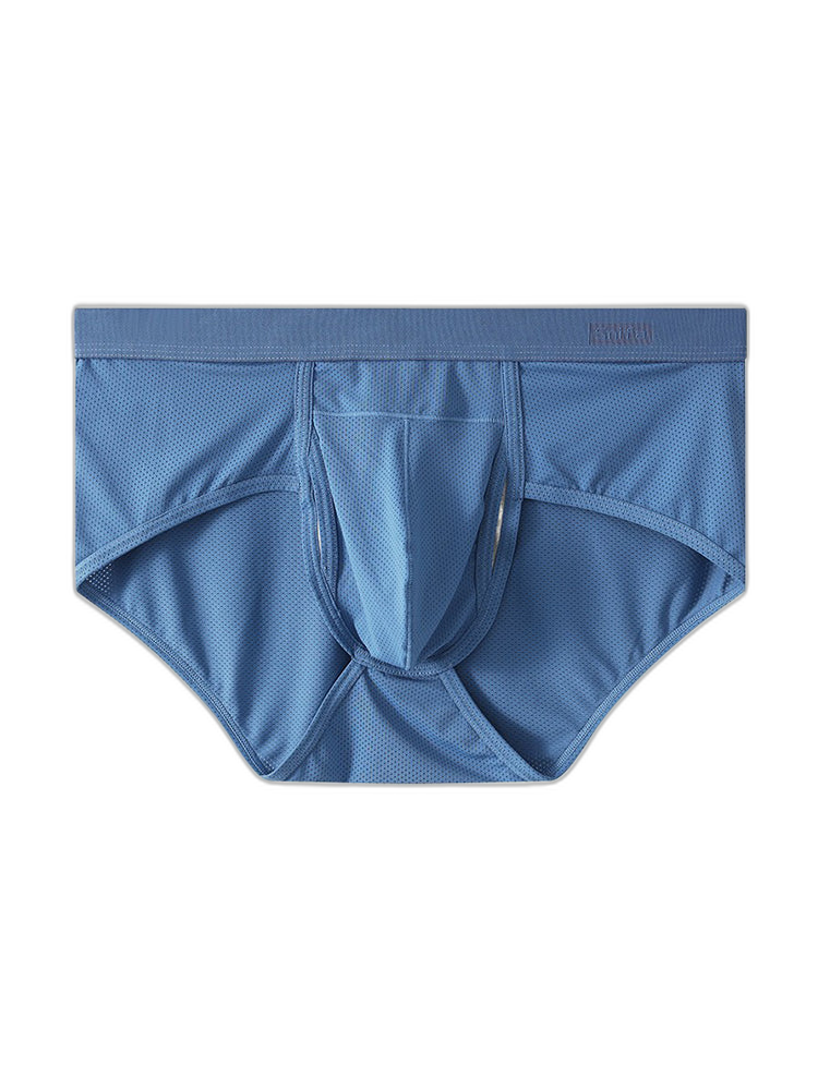 4 Pack Men's Large Pouch Separation Ice Silk Briefs