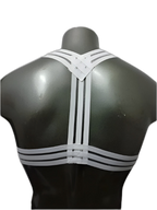 Elastic Hollow Striped Harness