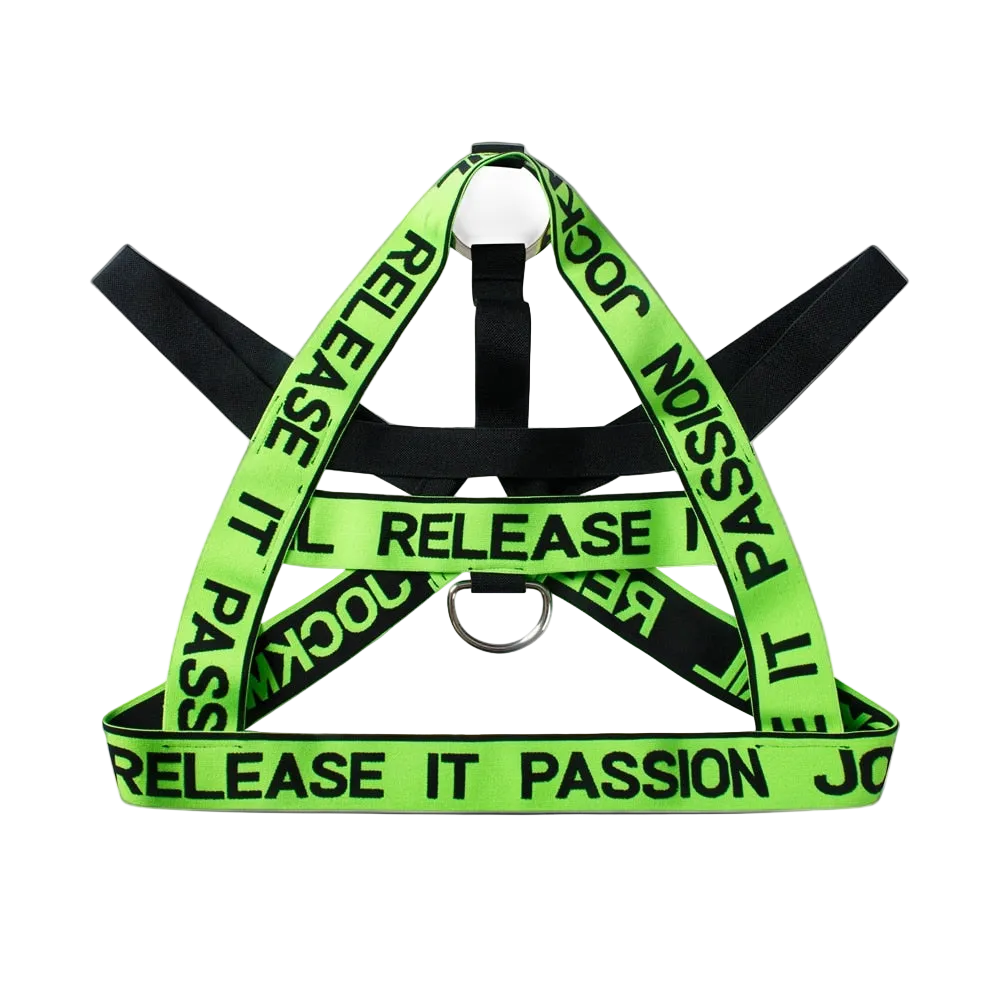 Jockmail Neon Release It Passion Elastic Chest Harness