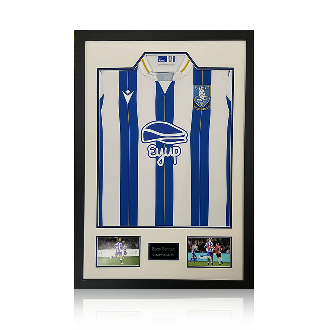 Barry Bannan Signed Sheffield Wednesday 23/24 Shirt Premium Frame
