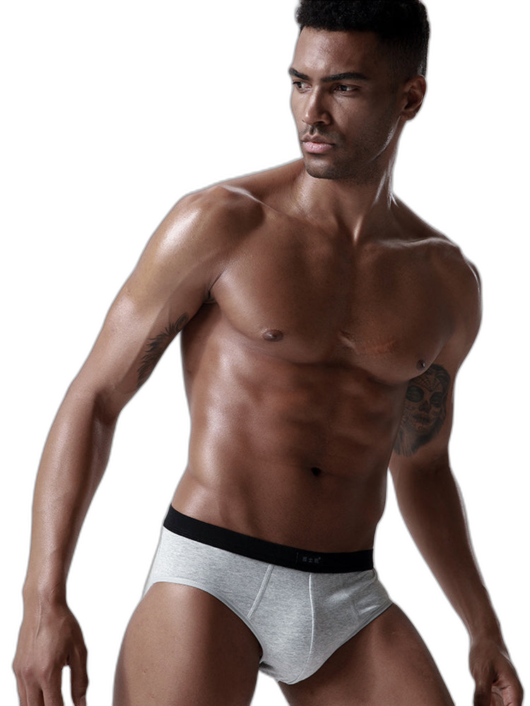 4 Pack Cotton Support U Convex Pouch Briefs