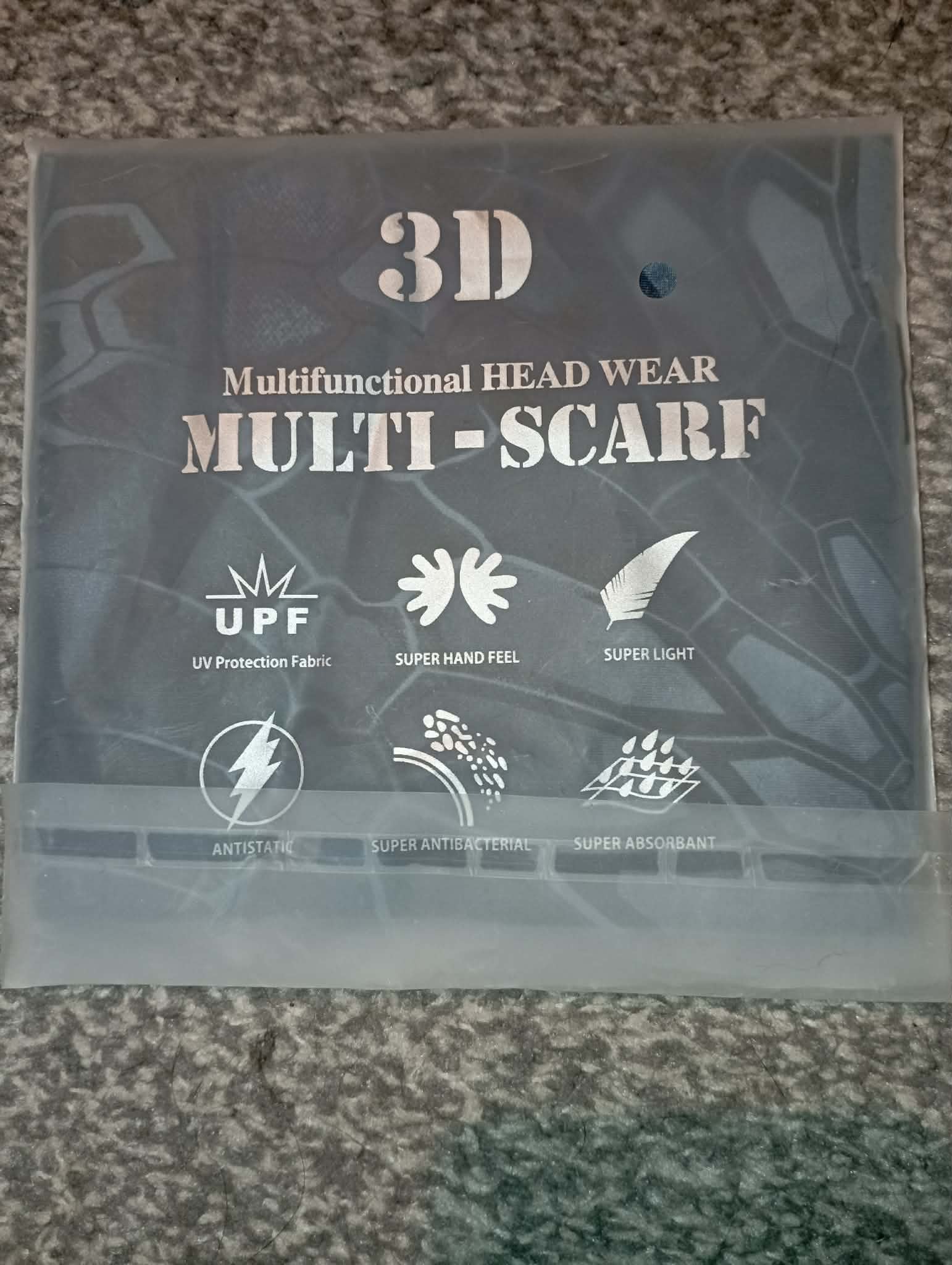 3D MULTIFUNCIONAL HEAD SCARF