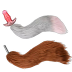 Vaughn - Fantasy Horse Tail Butt Plug - 3 Sizes