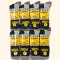 Sock Stack Mens Heavy Duty Work Socks 24 Pairs Cushion Sole Reinforced Toe And Heel Black Boot Socks EU 39-45 UK 6-11 For Construction And Outdoor Use