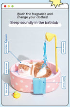 Bathtub Pet Bed Autumn And Winter Warm Nest Cat Dog Deep Sleeping Bed Cat Teaser Toy