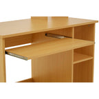 Natural Office Desk with Shelves | Bradbury