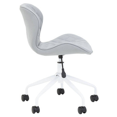 Grey and White Home Office Chair | Brent