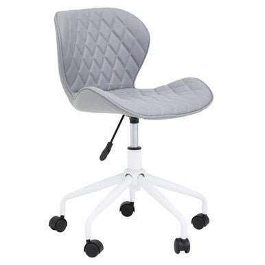 Grey and White Home Office Chair | Brent