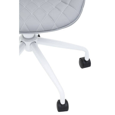 Grey and White Home Office Chair | Brent