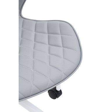 Grey and White Home Office Chair | Brent