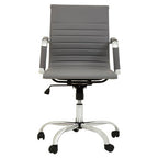 Grey Low Back Home Office Chair | Brent