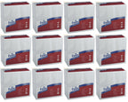 12 x 477554 Tork White Dinner Napkin, 8-Fold, 2 Ply, 150 Napkin X12