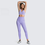 Seamless Gym Set Nylon Woman Sportswear