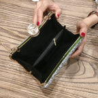 Diamond Concave Pillow Clutch
