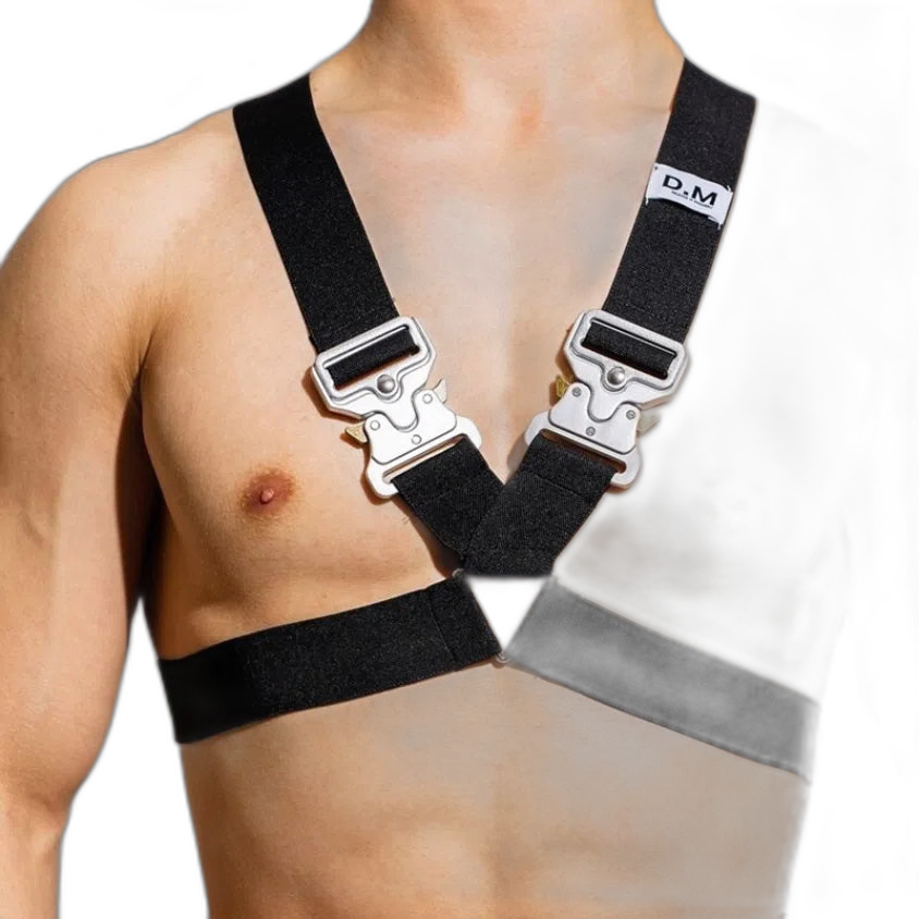 Metal Buckle Chest Strap Harness