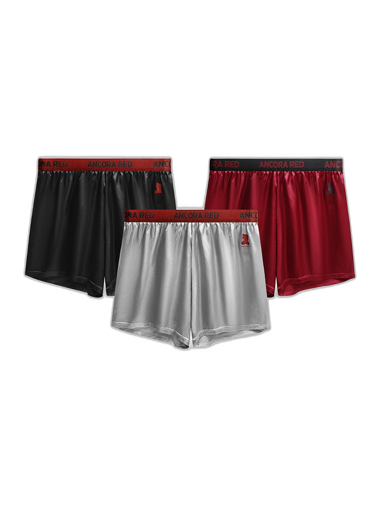 2 Pack Men's Solid Lounge Casual Boxers
