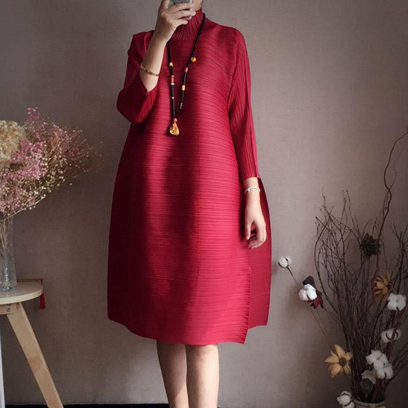 Mid-length a-line dress
