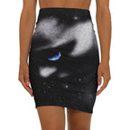 In The Quiet of Your Mind - Womens Pencil Skirt