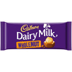 16 x Cadbury Dairy Milk Whole Nut Chocolate Bar 120G