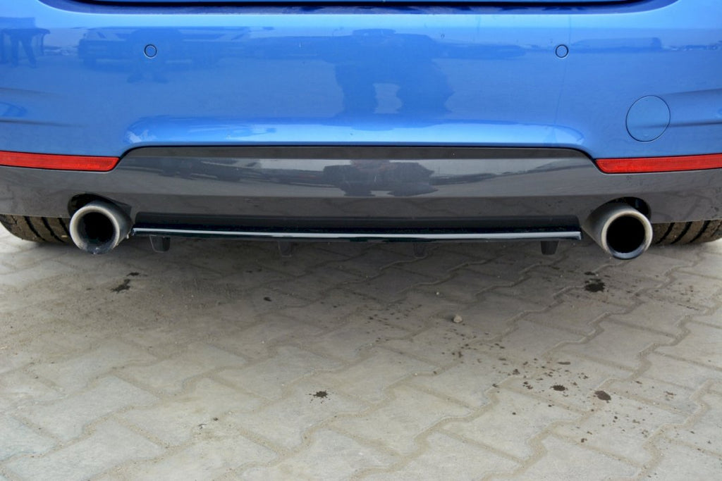 Maxton Design - CENTRAL REAR SPLITTER (VERTICAL BARS) BMW 4 F32 M-SPORT (2013-2016)