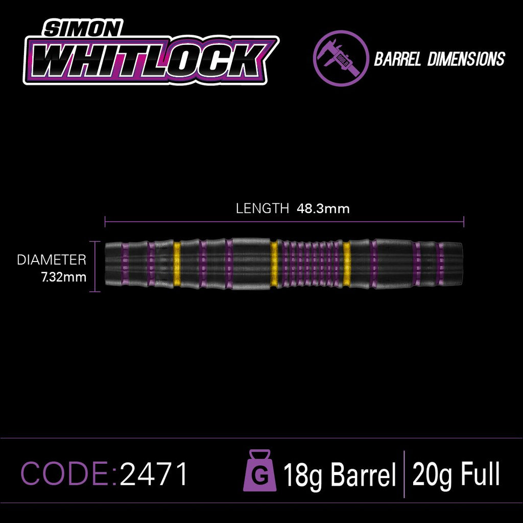 Winmau Simon Whitlock Pro Series 85% Range Softip